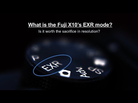 Видео: Режим EXR Fuji X10 и преимущества съемки с разрешением 6 МП (а не 12 МП)!