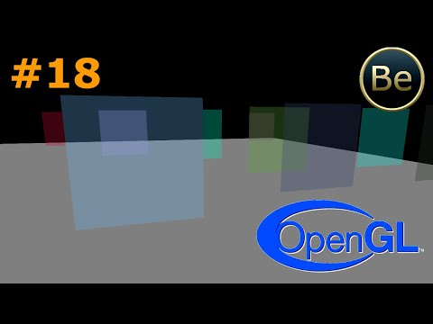 Видео: OpenGL - Урок 18 - Смешивание цветов. Прозрачность. Альфаканал.