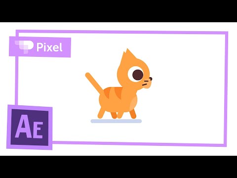 Видео: Анимируем походку кота в After Effects | уроки для новичков