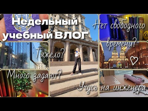 Видео: Неделя учёбы студентки | первая неделя зимы *влог*