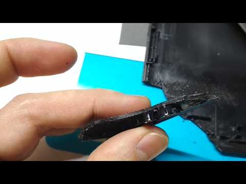 Видео: Клеим сломанную крышку ноутбука. laptop display cover repair