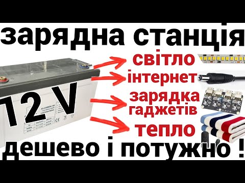 Видео: Мощная зарядная станция за копейки!!!!