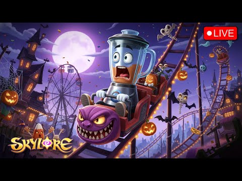 Видео: Проходим аттракционы хеллоуина! Skylore Online БЕЗ НЫТЬЯ