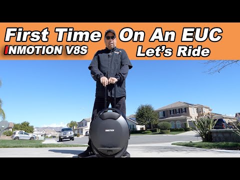 Видео: Электромоноцикл Inmotion V8S — мой первый опыт катания на моноколесе