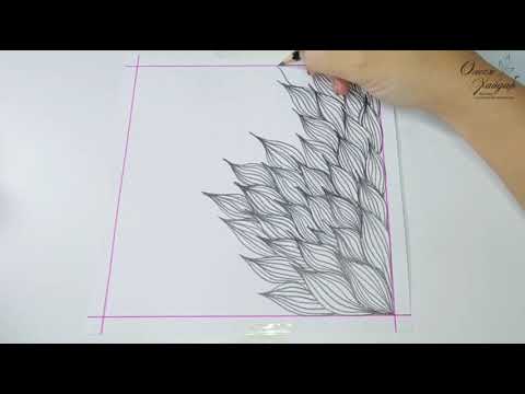 Видео: Рисуем стежку "ХОСТА"