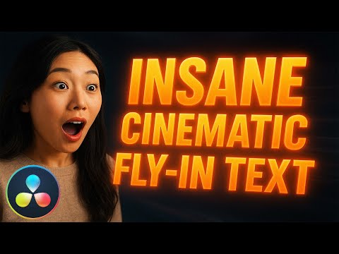Видео: Создайте БЕЗУМНЫЙ кинематографический текст в DaVinci Resolve