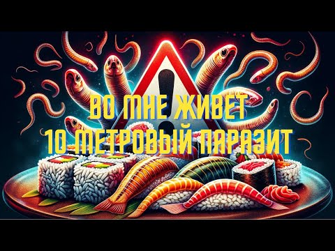 Видео: Паразиты в Суши: Почему Вам Следует Передумать, Прежде Чем Заказать Роллы