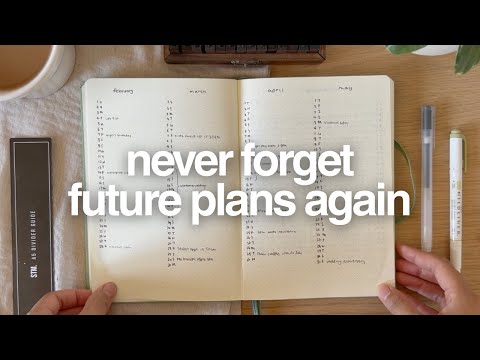 Видео: Как использовать журнал будущих событий Bullet Journal (и почему он так полезен)