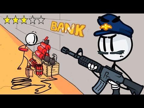 Видео: ПРИКЛЮЧЕНИЕ СТИКМЕНА ГРАБИТЕЛЯ! Ограбил БАНК и ПОПАЛ В ТЮРЬМУ в Игре The Henry Stickmin Collection