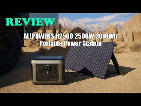 Видео: Портативная электростанция ALLPOWERS R2500 — обзор 2026 года