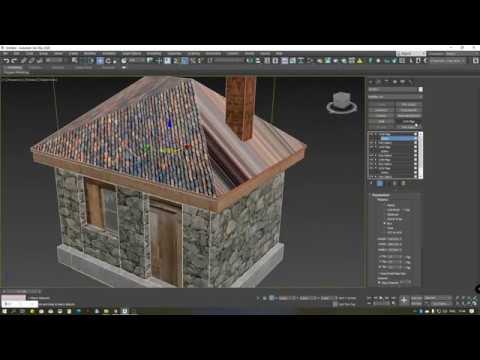 Видео: Текстурируем домик при помощи модификатора UVW Map и Multi/Subobject Material