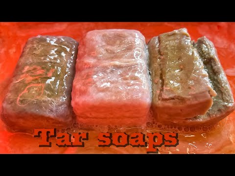 Видео: ASMR 🪵 TAR Soaps Set 🪵 Soaked Soap || АСМР Мыление и Размокшее ДЕГТЯРНОЕ Мыло #asmr