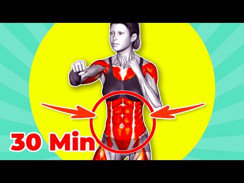 Видео: ➜ За 50? Уберите живот быстро ➜ 30-минутный тренажер для кора!