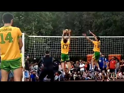 Видео: Волейбол Шохдара-Рушон 3-2   Volleyball Shokhdar - Rushon 3-2