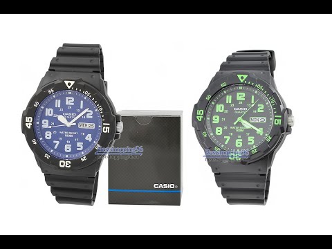 Видео: Видео обзор наручных часов CASIO MRW-200-H 3B и MRW-200-H-2B2
