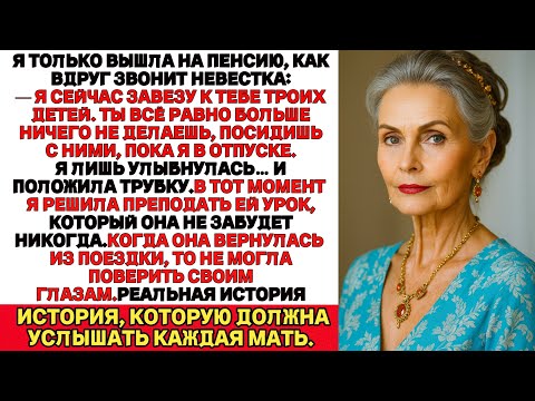 Видео: Я ПЛАКАЛ, ЧИТАЯ! Невестка: Ты ничего не делаешь  посиди с детьми Она не ожидала что я сделаю в ответ