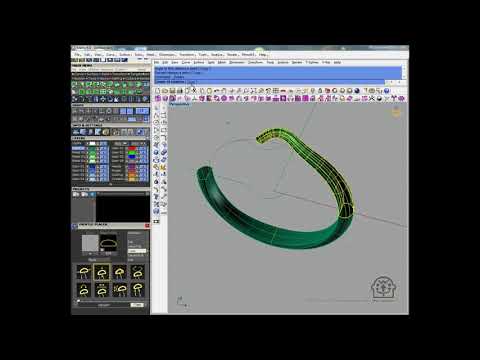 Видео: Кольцо Бант моделирование в Matrix 6 + T-Splines (часть 1 из 9)