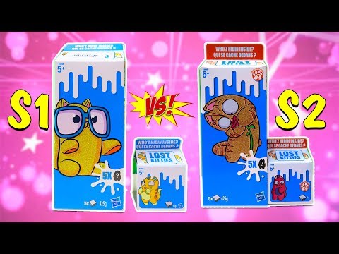 Видео: Lost Kitties 1 vs 2 серия Потерянные КОТЯТА В МОЛОКЕ 5 котиков