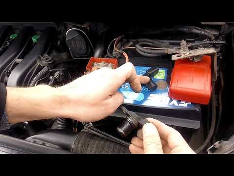 Видео: Замена датчика распредвала scenic 2 1.6 бензин