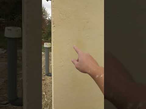 Видео: известковая цветная побелка стен , что бы не пачкалась, часть 4  результат