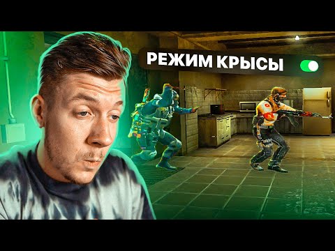 Видео: ИГРАЮ КАК "КРЫСА" в CS:GO  (итог удивил)