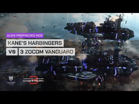 Видео: Гнев Кейна [мод Alien Prophecies] — Предвестники Кейна против 3 ZOCOM Vanguard Brutal AI
