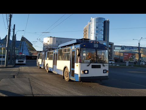 Видео: Троллейбус, маршрут №39 в парк ЗиУ-683БМ1 б.1116 (07.12.2020) Санкт-Петербург
