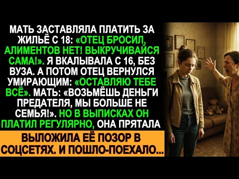 Видео: Отец якобы бросил нас, но он платил всё это время. Я раскрыла тайну матери!