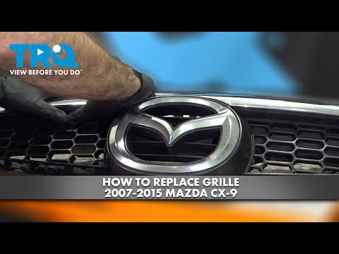 Видео: Как заменить решетку радиатора на Mazda CX-9 2007-2015 годов
