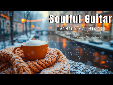 Видео: Расслабляющая атмосфера кофе и мирный снегопад