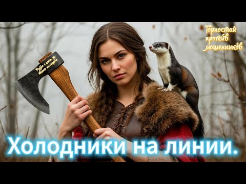Видео: Горностай против мошенников. Холодники на линии успешно разведены и ушли ни с чем.