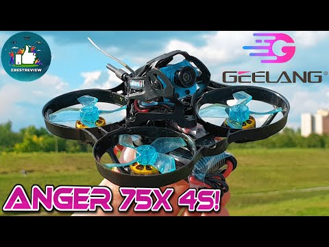 Видео: ✅ FPV Квадрокоптер Geelang Anger 75X Whoop | Монстр-Вуп на 4S ! Makerfire.com 🔥