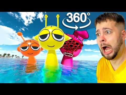 Видео: 😲 СТРАШНЫЕ СПРУНКИ В РЕАЛЬНОЙ ЖИЗНИ! Incredibox Sprunki 360°