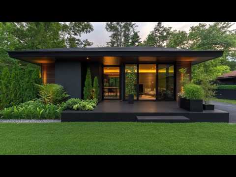 Видео: Элегантный минималистичный дизайн небольшого дома, который выглядит роскошно — идеальное вдохнове...