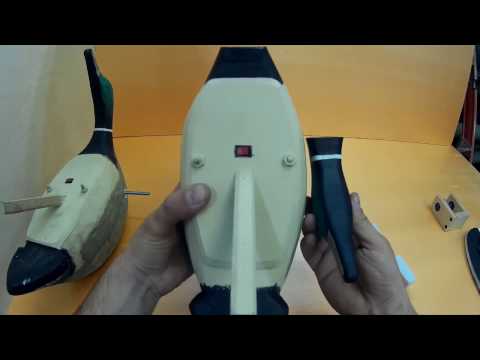 Видео: "Махокрыл" -Механическое чучело утки собственного изготовления