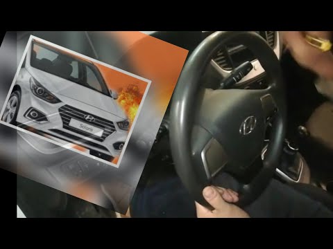 Видео: Снять подушку безопасности  Hyundai Solaris 2