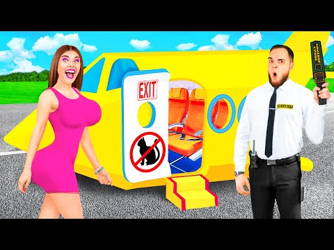 Видео: Как пронести домашних животных в самолёт | Веселые идеи от TeenChallenge