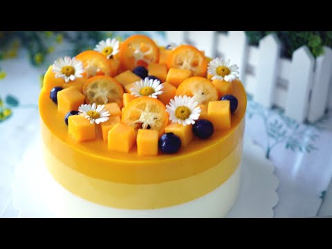 Видео: Красивый фруктовый желейный торт ❤ (Beautiful Fruit Jelly Cake)  #littleduckkitchen