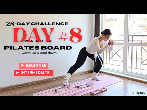 Видео: 28-дневный пилатес-тур | День 8 — для начинающих | ягодичные мышцы