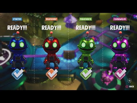 Видео: Sackboy: A Big Adventure Цветной скин Кланка для PS5 Игровой процесс | Кооперативное прохождение ...