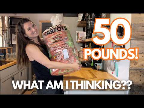 Видео: Я купил 50 фунтов моркови… чтобы консервировать её в банке для занятых ночей и больничных дней