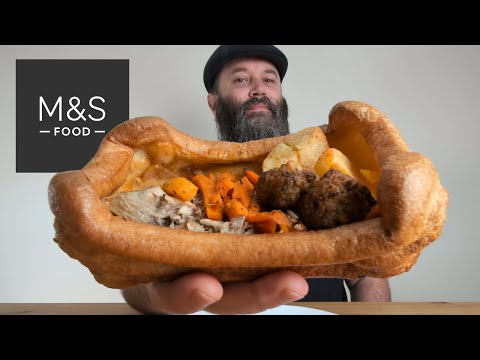 Видео: Йоркширский пудинг «Британский жареный поросёнок». Еда, которая заставит вас улыбнуться.👌