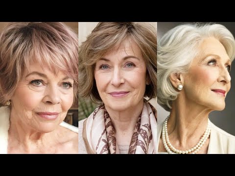 Видео: Стрижка для женщин 50+, 60+ и 70+ — женская стрижка