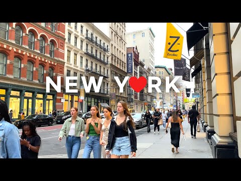 Видео: [4K] 🇺🇸 Прогулка по Нью-Йорку: Сохо, Манхэттен🗽 / переполненный Бродвей и улица Принца / Ужин в Raku