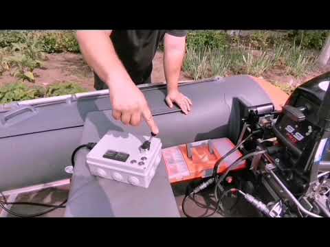 Видео: Электродистанция, гидроподъем Hidea 9.9pro, Tohatsu 18