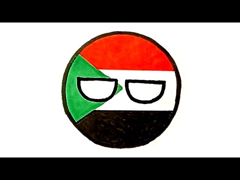Видео: Рисование Судана в стиле Кантрибол | Как рисовать Кантрибол