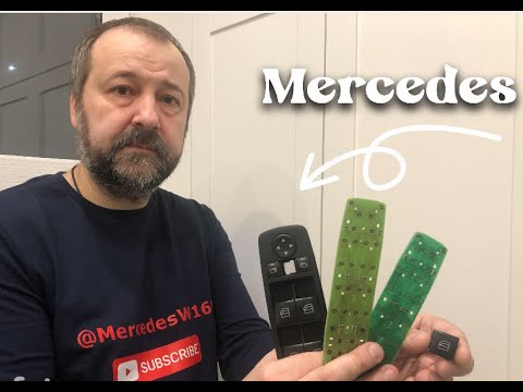 Видео: Блок стеклоподьемников Mercedes W169 W245