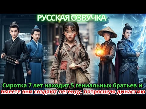 Видео: Сиротка 7 лет находит 5 гениальных братьев и вместе они создают легенду, потрясшую династию