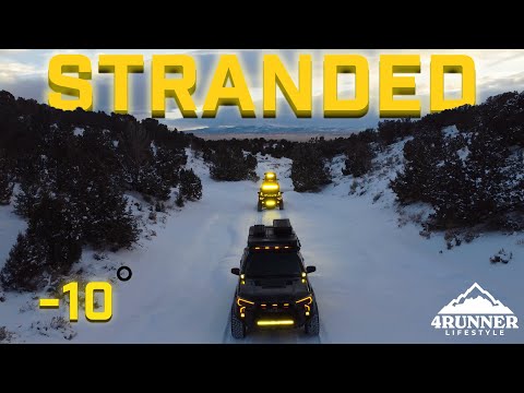 Видео: Зимняя езда по снегу пошла не так // Мы сломали наш 4Runner