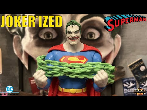 Видео: Обзор фигурки Джокер из комикса «Бэтмен Джокер» от McFarlane DC Multiverse Superman #9